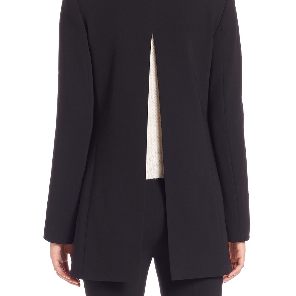 NWOT Theory Geltha Admiral Crepe Black Blazer sz 2